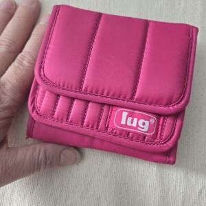 LUG Pink Quilted Wallet